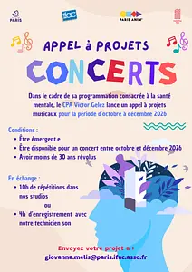 Appel à projet concerts : Festival des éclairs dans la tête 2026/2027