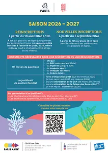 Inscriptions et Réinscriptions — saison 2026/2027